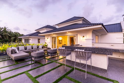 Prado | Bespoke Villa with Private Pool, Cinema Room & Alfresco Pizza Station – 4 bedroom villa in North Goa, Goa