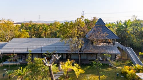 Tapavana Avani | Pet-Friendly 2-BHK Villa with Garden, Shared Pool, Gazebo & Firepit Lounge on 1-Acre of Serene Land – 2 bedroom villa in Bengaluru, Karnataka