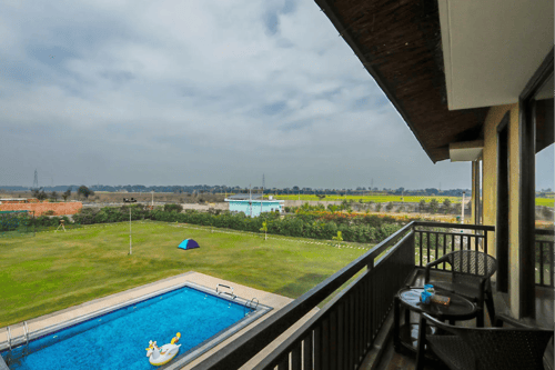 Anantara | 3-BHK | Pet-Friendly Farmstay With Private Pool | Camel Rides & more  – 3 bedroom villa in Neemrana, Rajasthan