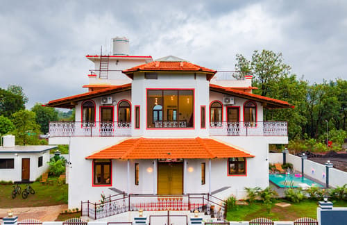 Sreelakam Villa | 4-BHK Hillside Hideaway With Pvt Pool, Terrace Lounge, Sit-Out Areas & 360 Hill Views Near Sahyadri The Waterfall – 4 bedroom villa in Karjat, Maharashtra
