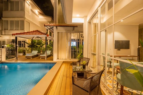 Suntuarios Casa Iris | 4-BHK | Pvt Pool | Jacuzzi | Gazebo – 4 bedroom villa in North Goa, Goa
