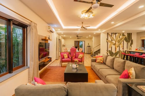 Villa Anasa | 4-BHK | Pvt Pool | Garden | Outdoor Sitting Area – 4 bedroom villa in North Goa, Goa