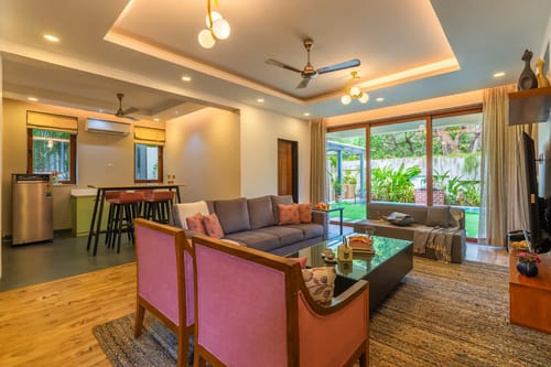 Azalea | Pet-friendly 3-BHK Villa With Private Pool, Garden & Bar – 3 bedroom villa in North Goa, Goa