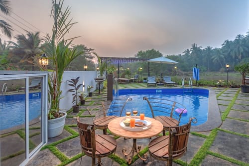 Moonlit Retreat | Pet-friendly 3-BHK Villa With Pvt Pool, Jacuzzi & Meditation Dome – 3 bedroom villa in Alibaug, Maharashtra