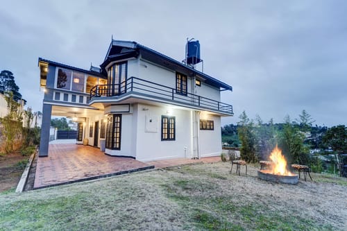 Cleft | 3-BHK With Garden, Picturesque Verandah & Balcony With Views – 3 bedroom villa in Ooty, Tamil Nadu