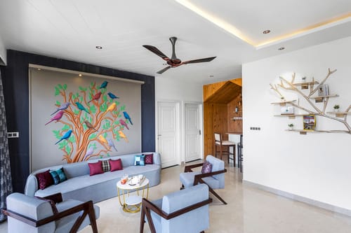 Shreya Blossom Retreat | 4-BHK Villa With Private Pool, Gazebo, Garden, Bar & Scenic Aravali Views – 4 bedroom villa in Udaipur, Rajasthan