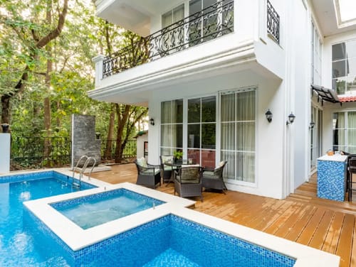Suntuarios Casa Ikkebana | 4-BHK | Pvt Pool | Jacuzzi | Bar – 4 bedroom villa in North Goa, Goa