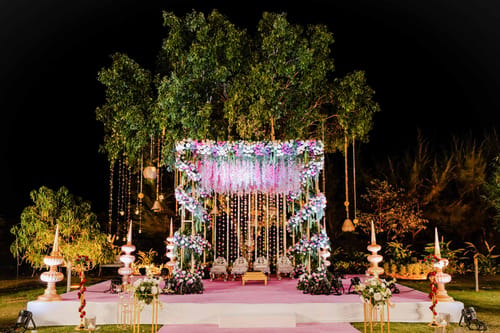 Celebration Venue at Gardenéa – 17 bedroom villa in Alibaug, Maharashtra