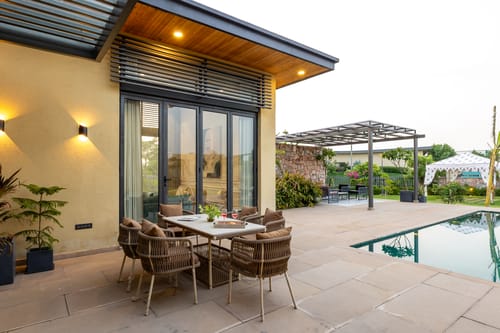 24 Carat | 4-BHK Villa with Private Pool, Cabana, Garden, Gazebo & Open-Air Dining – 4 bedroom villa in Jaipur, Rajasthan