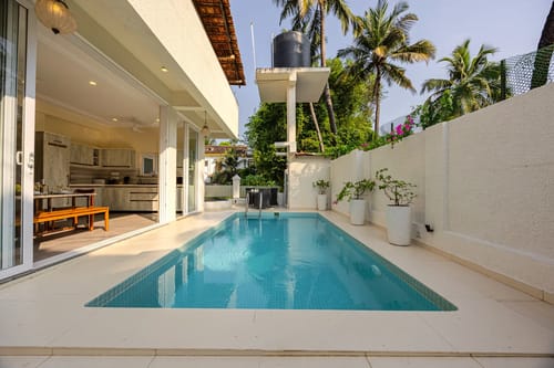 Casa Boa Vida | Luxe 4-BHK Villa Near Candolim Beach With Private Pool, Terrace & Bar – 4 bedroom villa in North Goa, Goa