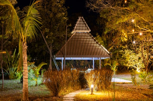 Tapavana Zarae | Pet-friendly Tent on 1-Acre with Shared Pool, Sunken Firepit, Gazebo & a Lush Garden – 1 bedroom villa in Bengaluru, Karnataka