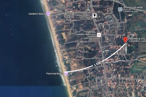 Villa Arcadia – 3 bedroom villa in North Goa, Goa