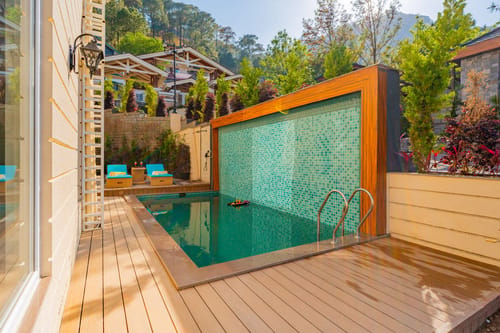 The Royce Orchid | Pet-friendly 4-BHK Hilltop Villa With Jacuzzi, Steam Room, Private Pool & 360° Hill Views – 4 bedroom villa in Kasauli, Himachal Pradesh