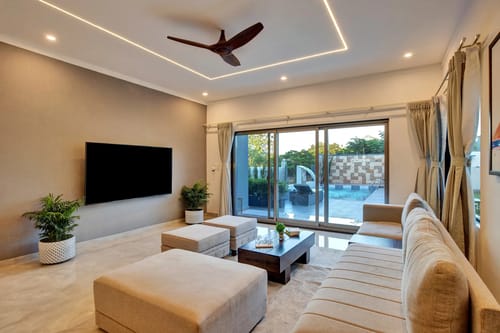 Horizon | 5-BHK Pet-friendly Retreat With Private Pool, Bar & Garden – 5 bedroom villa in Udaipur, Rajasthan