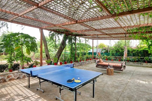 Idyllic Farmhouse - A Glasshouse w/ Outdoor Pool – 3 bedroom villa in Delhi-ncr, Haryana