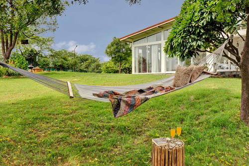Idyllic Farmhouse - A Glasshouse w/ Outdoor Pool – 3 bedroom villa in Delhi-ncr, Haryana