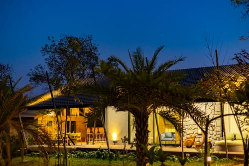 Tapavana Avani | Pet-Friendly 2-BHK Villa with Garden, Shared Pool, Gazebo & Firepit Lounge on 1-Acre of Serene Land – 2 bedroom villa in Bengaluru, Karnataka
