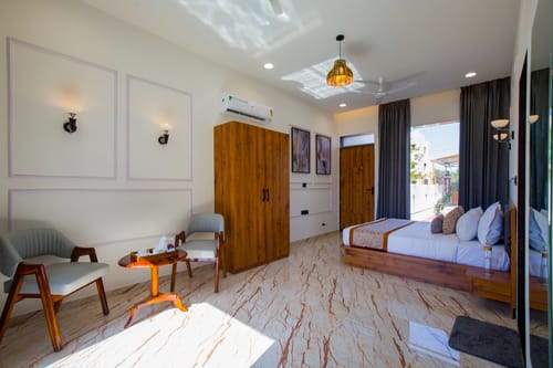 Parvam Retreat | Charming Pet-friendly 2-BHK Villa With Private Pool, Garden, Terrace & Aravali Hill Views – 2 bedroom villa in Udaipur, Rajasthan