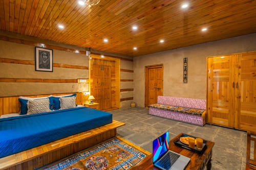 Rustic Loft 1 @ Wisteria Whispers – 2 bedroom villa in Tirthan Valley, Himachal Pradesh