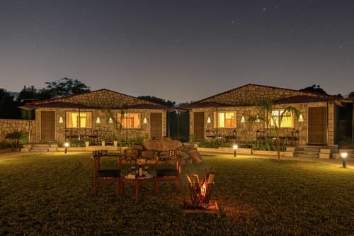 Coffee @ Wildwoods Stone – 1 bedroom villa in Sawai Madhopur, Rajasthan