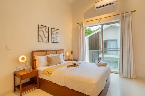 Mirai Taurus |  3-BHK | Pvt Pool | Skylights – 3 bedroom villa in North Goa, Goa