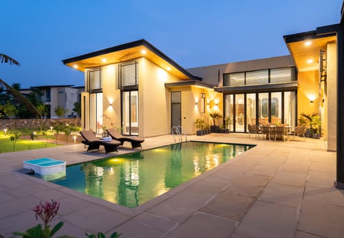 24 Carat | 4-BHK Villa with Private Pool, Cabana, Garden, Gazebo & Open-Air Dining – 4 bedroom villa in Jaipur, Rajasthan