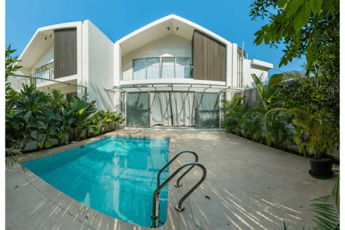 Mirai Leo | Exquisite 3-BHK Villa Near Vagator Beach With Private Pool – 3 bedroom villa in North Goa, Goa