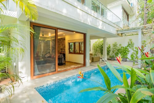 Villa Valerie | Pet-friendly 3-BHK Villa Near Popular Attractions With Pvt Pool & Bar – 3 bedroom villa in North Goa, Goa