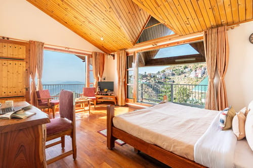Firelight @ The Rustic Retreat – 2 bedroom villa in Kasauli, Himachal Pradesh