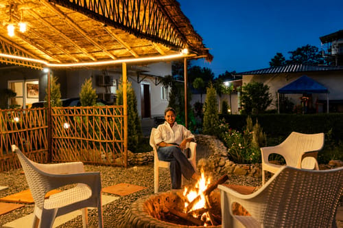 Puvalgarh Farms| British Style 4-BHK Villa with Pool, Patio – 4 bedroom villa in Jim Corbett, Uttarakhand