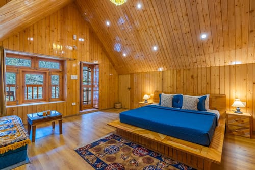 Rustic Loft 2 @ Wisteria Whispers – 2 bedroom villa in Tirthan Valley, Himachal Pradesh