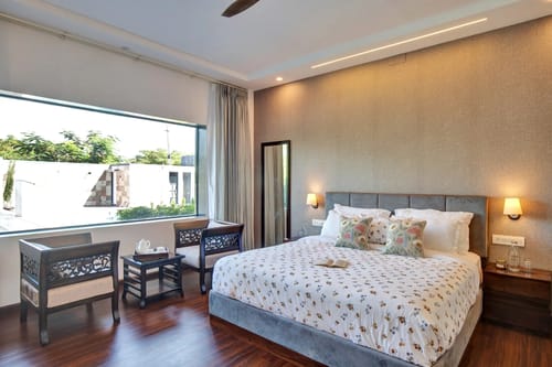 Horizon | 5-BHK Pet-friendly Retreat With Private Pool, Bar & Garden – 5 bedroom villa in Udaipur, Rajasthan
