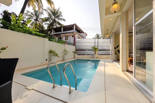 Casa Boa Vida | Luxe 4-BHK Villa Near Candolim Beach With Private Pool, Terrace & Bar – 4 bedroom villa in North Goa, Goa