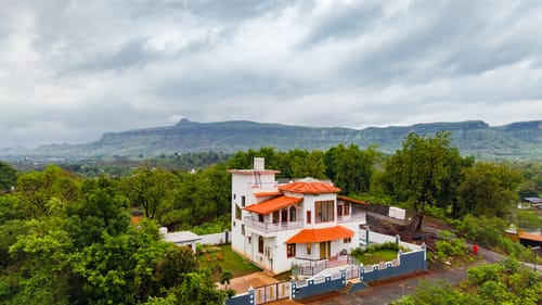 Sreelakam Villa | 4-BHK Hillside Hideaway With Pvt Pool, Terrace Lounge, Sit-Out Areas & 360 Hill Views Near Sahyadri The Waterfall – 4 bedroom villa in Karjat, Maharashtra