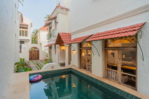 Amayah Tattva | 3- BHK Escape With Steam Room, Open-to-Sky Shower & Private Pool – 3 bedroom villa in North Goa, Goa