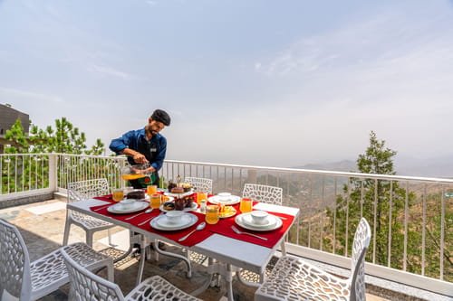 Firelight @ The Rustic Retreat – 2 bedroom villa in Kasauli, Himachal Pradesh