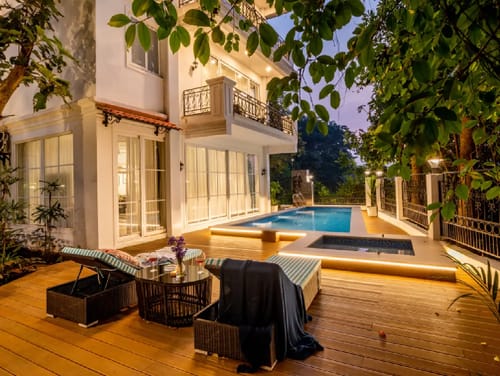 Suntuarios Casa Ivy | 4-BHK | Pvt Pool | Jacuzzi | Gazebo | Lift – 4 bedroom villa in North Goa, Goa