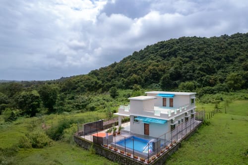 The Fernstead | Hillview 5-BHK Villa With Private Pool & Terrace; Near Major Beaches – 5 bedroom villa in Alibaug, Maharashtra