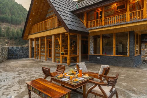Rustic Loft 2 @ Wisteria Whispers – 2 bedroom villa in Tirthan Valley, Himachal Pradesh