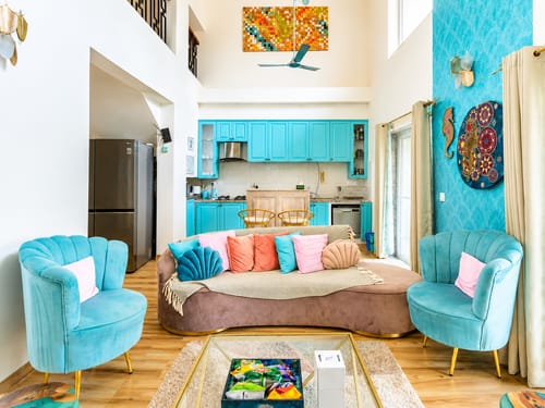 Cavalo Marinho | 3-BHK Boho Retreat with Private Pool & Terrace – 3 bedroom villa in North Goa, Goa