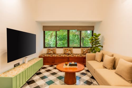 BellaVie | 3-BHK Villa With Private Pool & TV Lounge Area In A Gated Complex – 3 bedroom villa in North Goa, Goa