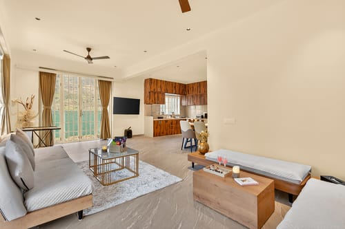 Heavenly Homes Villa | 2-BHK Villa with Private Pool, Garden & 360° Panoramic Hill Views Near Sahyadri Waterfall – 2 bedroom villa in Karjat, Maharashtra