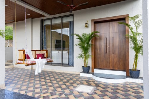 Shreya Blossom Retreat | 4-BHK Villa With Private Pool, Gazebo, Garden, Bar & Scenic Aravali Views – 4 bedroom villa in Udaipur, Rajasthan