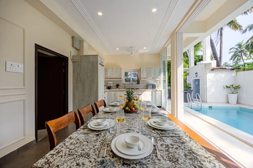 Casa Boa Vida | Luxe 4-BHK Villa Near Candolim Beach With Private Pool, Terrace & Bar – 4 bedroom villa in North Goa, Goa