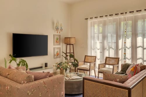 PinkSky | 4-BHK | Pvt. Pool, Bar & Gazebo – 4 bedroom villa in North Goa, Goa