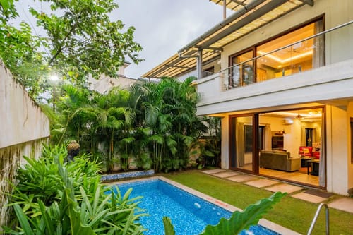 Villa Anasa | 4-BHK | Pvt Pool | Garden | Outdoor Sitting Area – 4 bedroom villa in North Goa, Goa