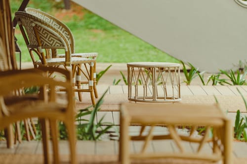 Ananta Bliss Bale | Fibre Tent on 1-Acre with Shared Pool, Sunken Firepit, Gazebo & a Lush Garden