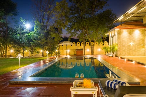 Roohmon’s Farm | Exquisite 5-BHK Retreat With Private Pool, Garden & Barr