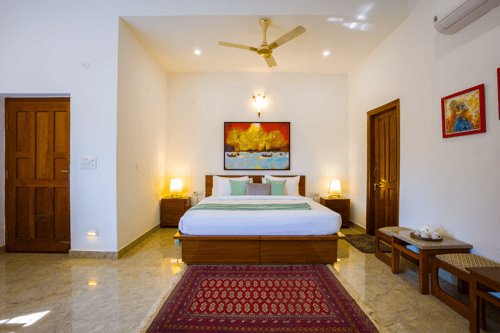 Farm Naturelle | Pet-friendly 3-BHK Farmhouse Near Jim Corbett With Garden, Terrace & Orchards 