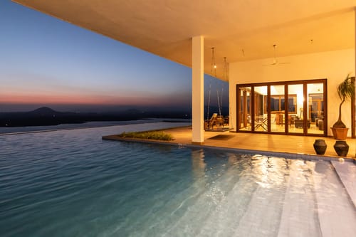 Sunset on the Lake - Igatpuri